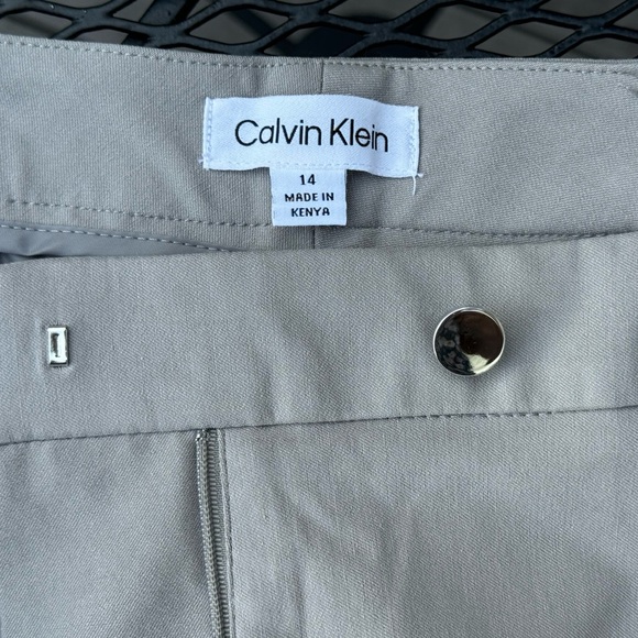 Women’s Calvin Klein Suit pants work slacks, size 14, ash gray - Picture 8 of 12